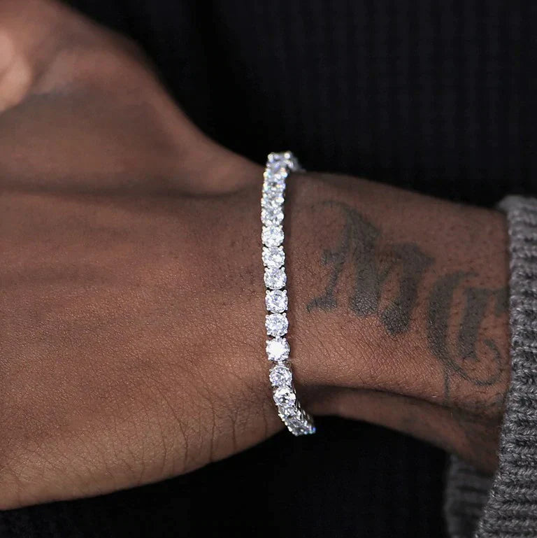 Iced Diamond Tennis Bracelet