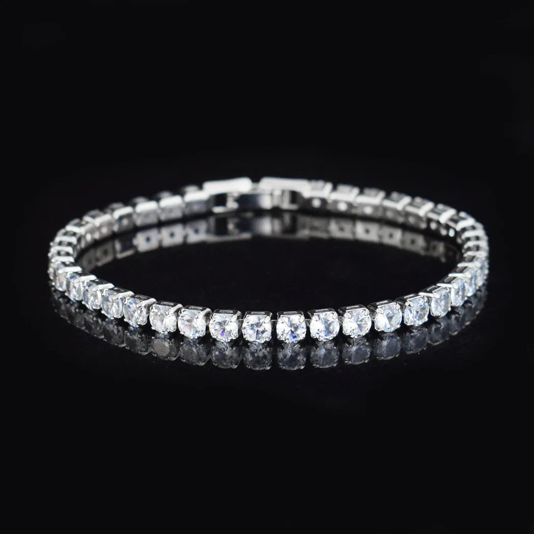 Iced Diamond Tennis Bracelet