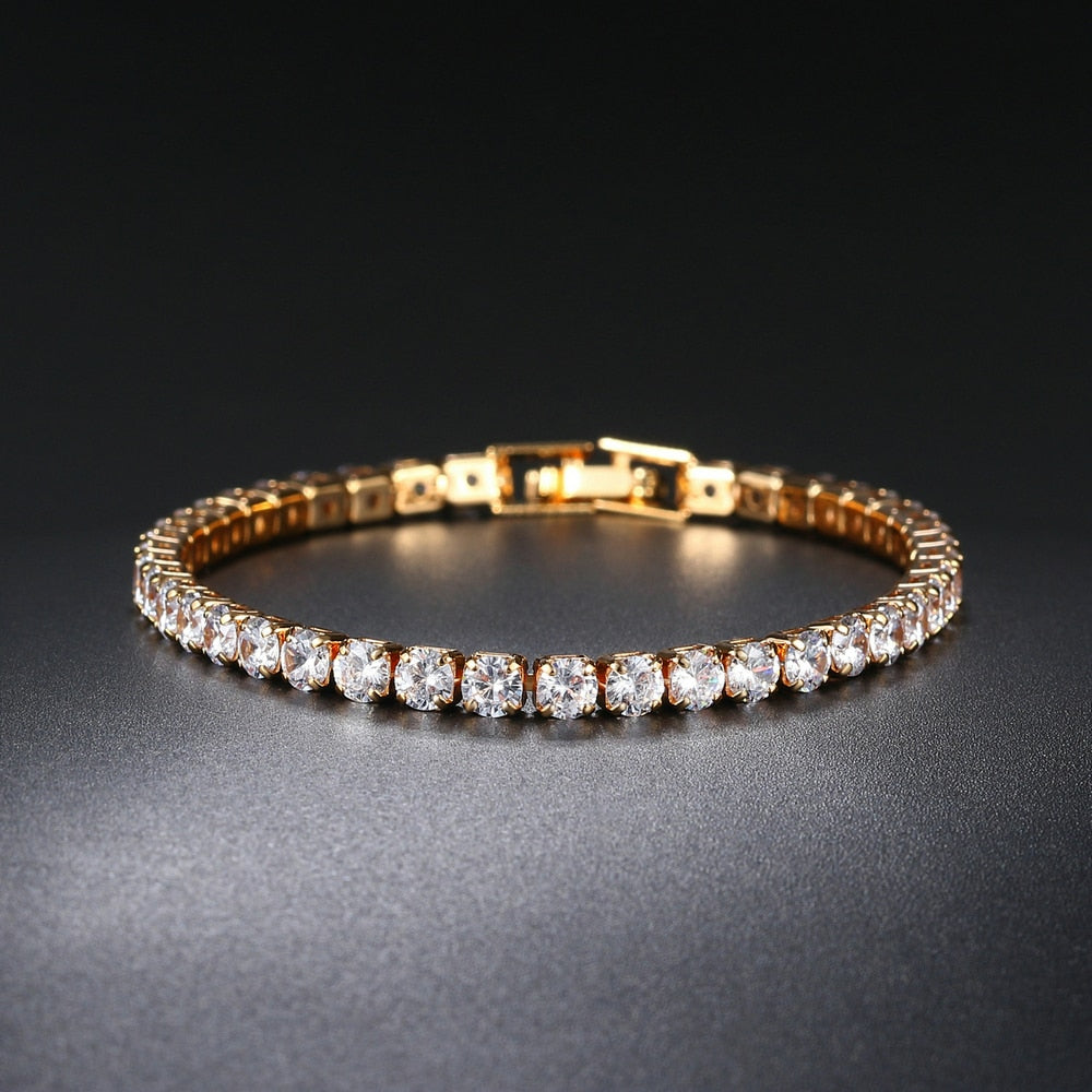 Iced Diamond Tennis Bracelet