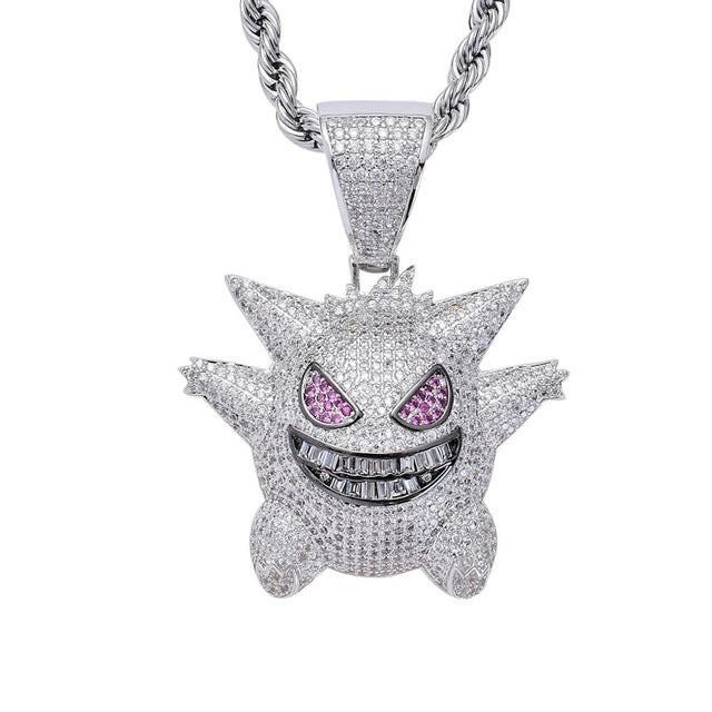 Iced Out Gengar Pendant